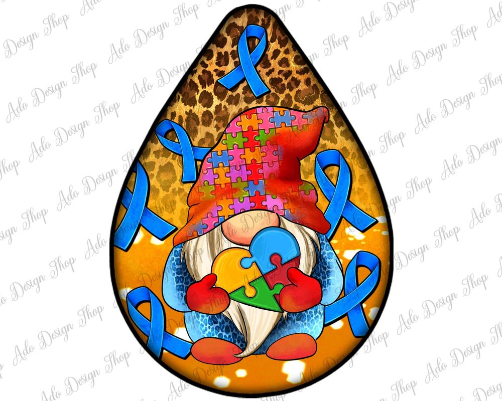 Autism gnomes teardrop earrings png sublimation design bundle, Autism Awareness png,western teardrop earrings png,sublimate designs download | Zeerba - Demo