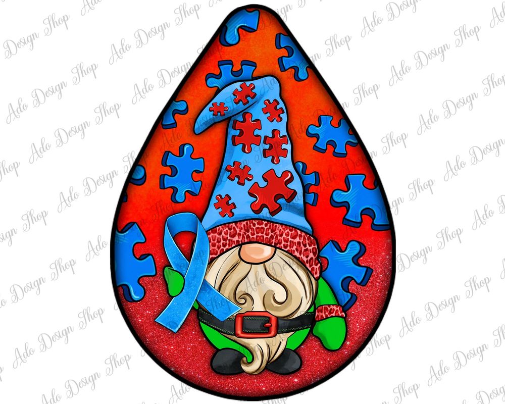 Autism gnomes teardrop earrings png sublimation design bundle, Autism Awareness png,western teardrop earrings png,sublimate designs download | Zeerba - Demo